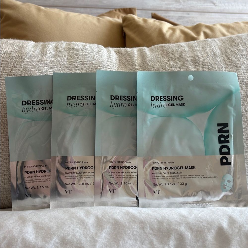 VT COSMETICS PDRN Hydrogel Mask Bundle of 4 EXP 2027